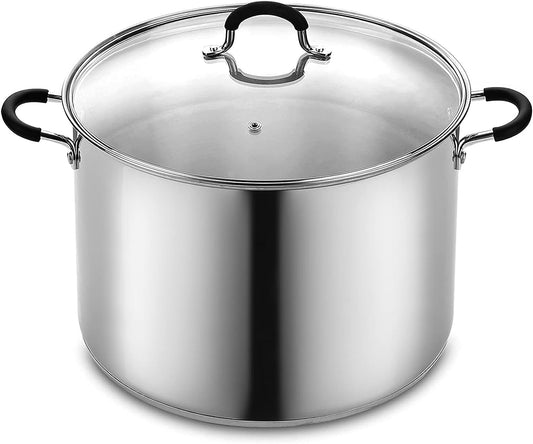 Cook N Home 24 qt. Professional Stainless Steel Stockpot with Lid