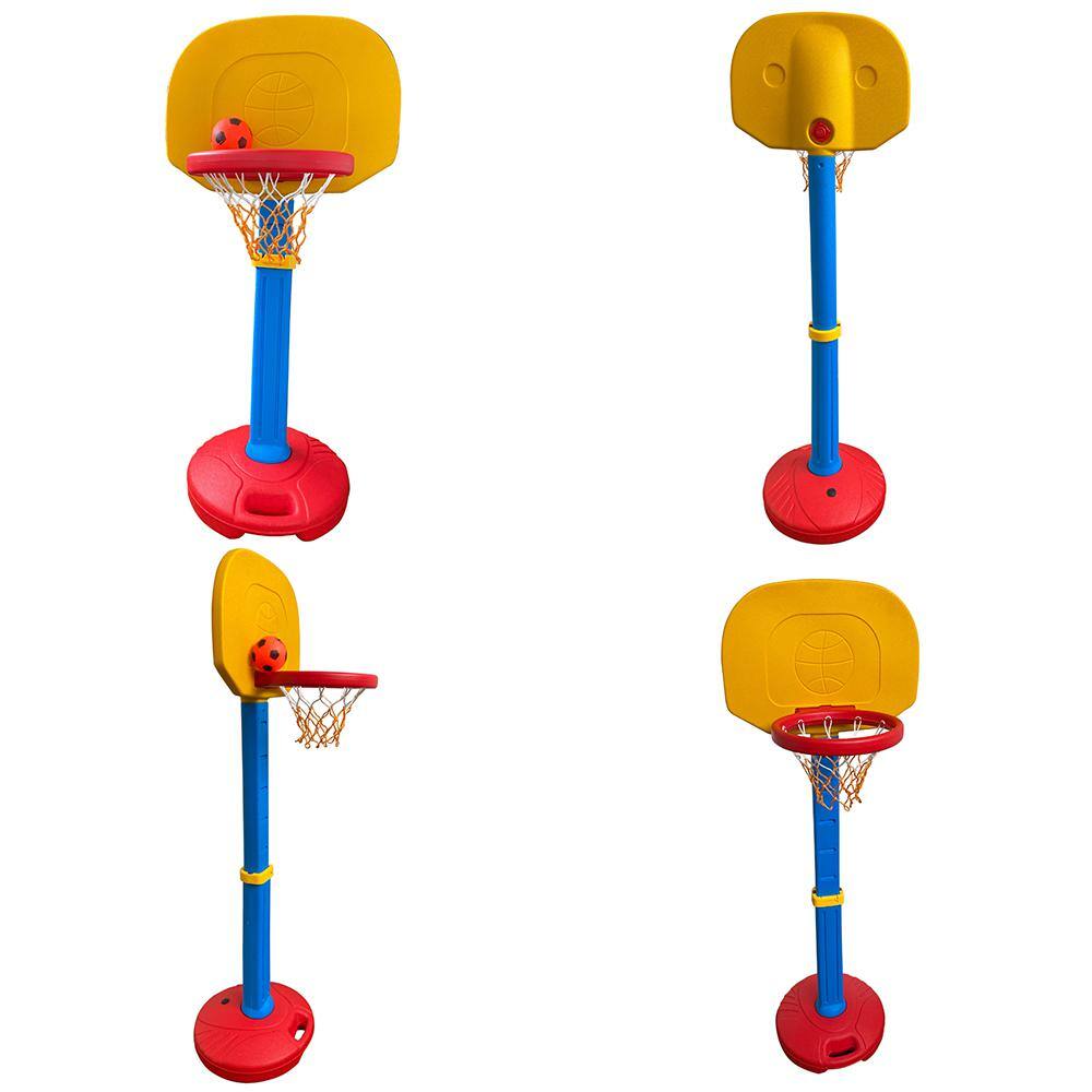 Indoor Outdoor Portable Basketball Hoop with Small Basketball & Adjustment Height for Kids