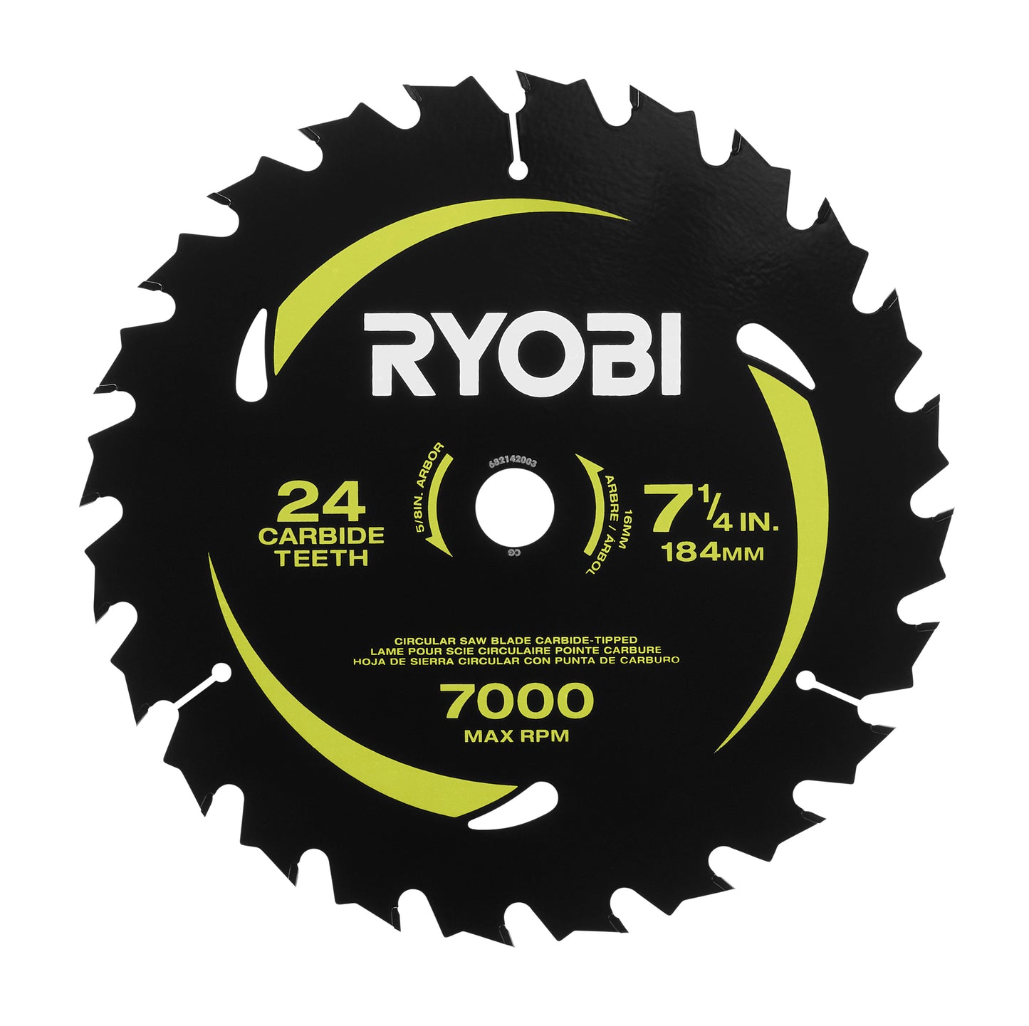 RYOBI 7-1/4 in. x 24 Teeth Carbide Thin Kerf Circular Saw Blade (1-Piece)