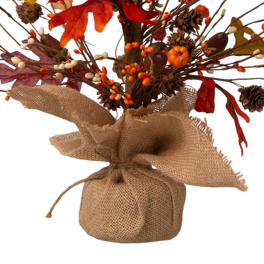 Glitzhome 20 in. H Harvest Table Tree Decor