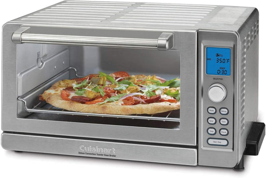 Cuisinart Deluxe 1800 W 6-Slice Stainless Steel Toaster Oven with LCD Display