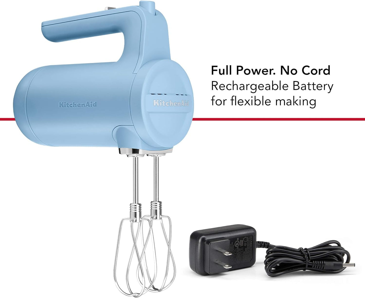 KitchenAid Cordless 7-Speed Blue Velvet Hand Mixer