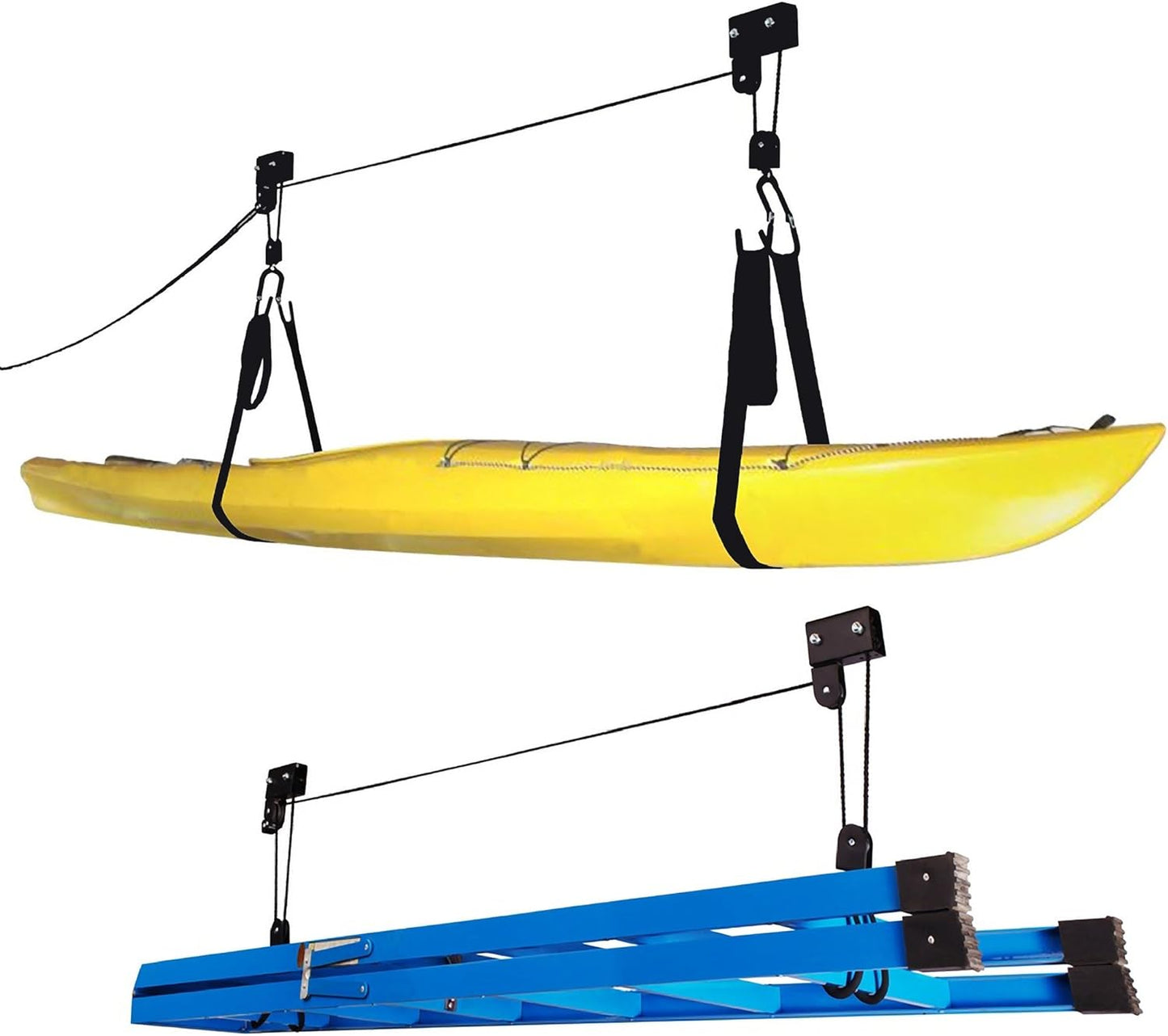 RAD Sportz 125 lb. Capacity Kayak Canoe Lift Hoist Storage Rack