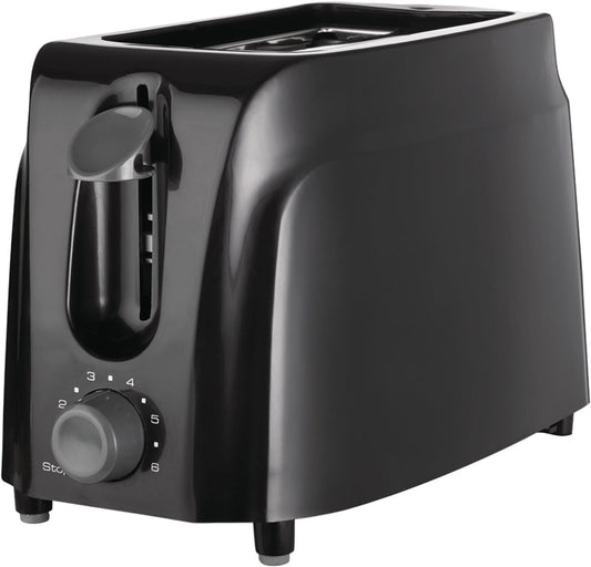 Brentwood 2-Slice Black Toaster with Cool-Touch Exterior