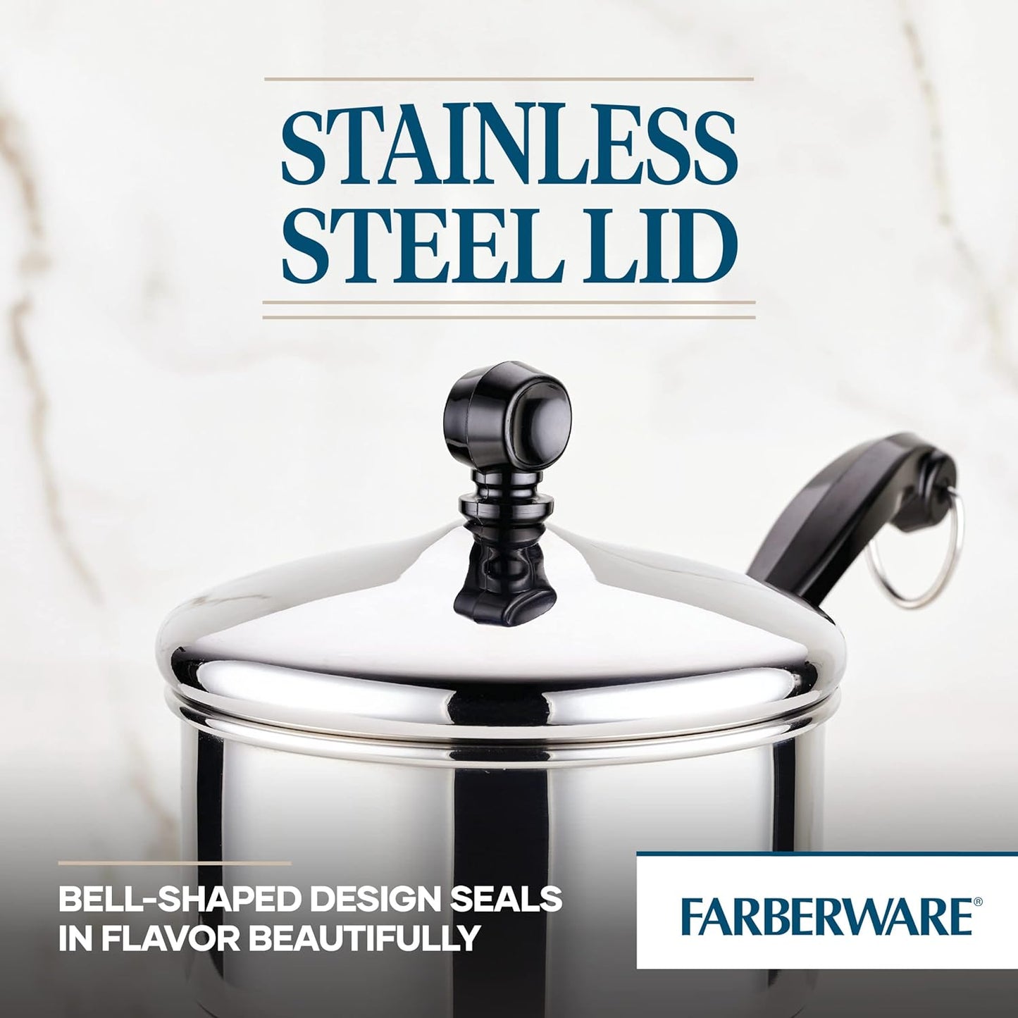 Farberware Classic Series 1 qt. Stainless Steel Sauce Pan with Lid