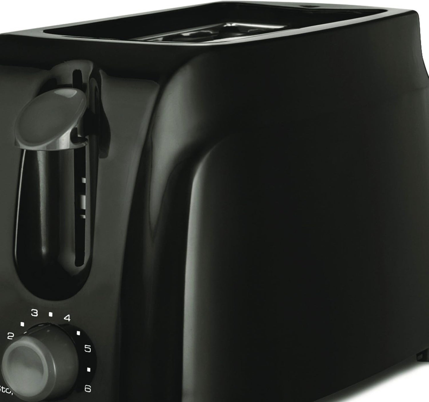 Brentwood 2-Slice Black Toaster with Cool-Touch Exterior