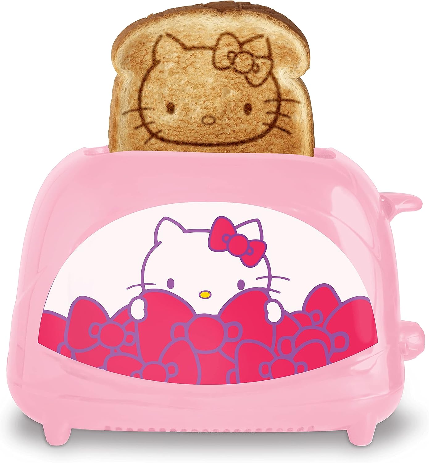 Uncanny Brands Pink Hello Kitty Two-Slice Toaster