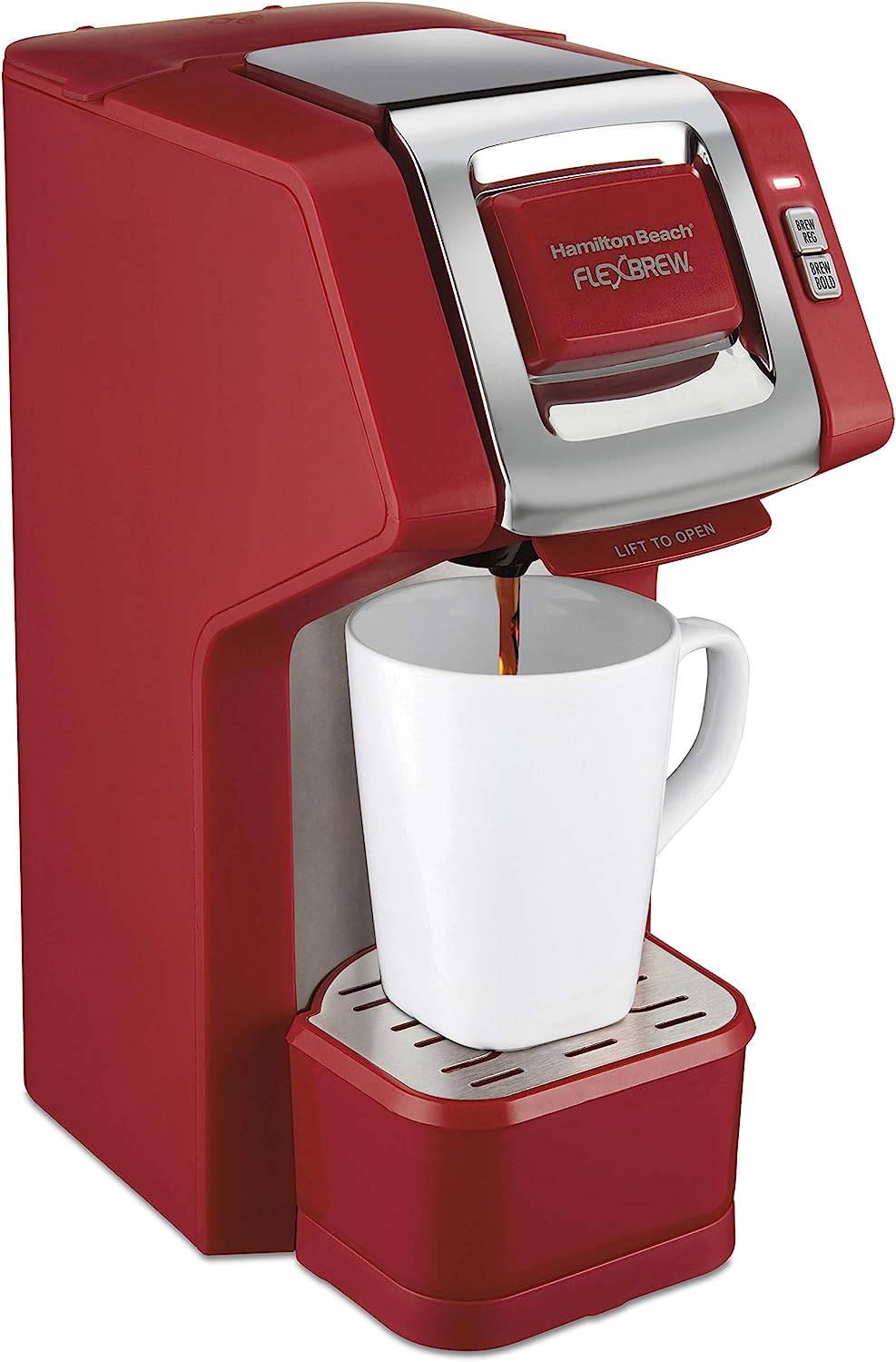 Hamilton Beach FlexBrew Red Single Serve Coffee Maker