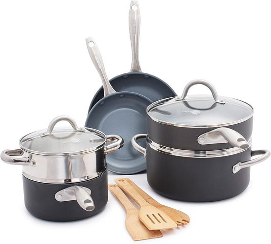 GreenPan Lima 12-Piece Ceramic Nonstick Cookware Set