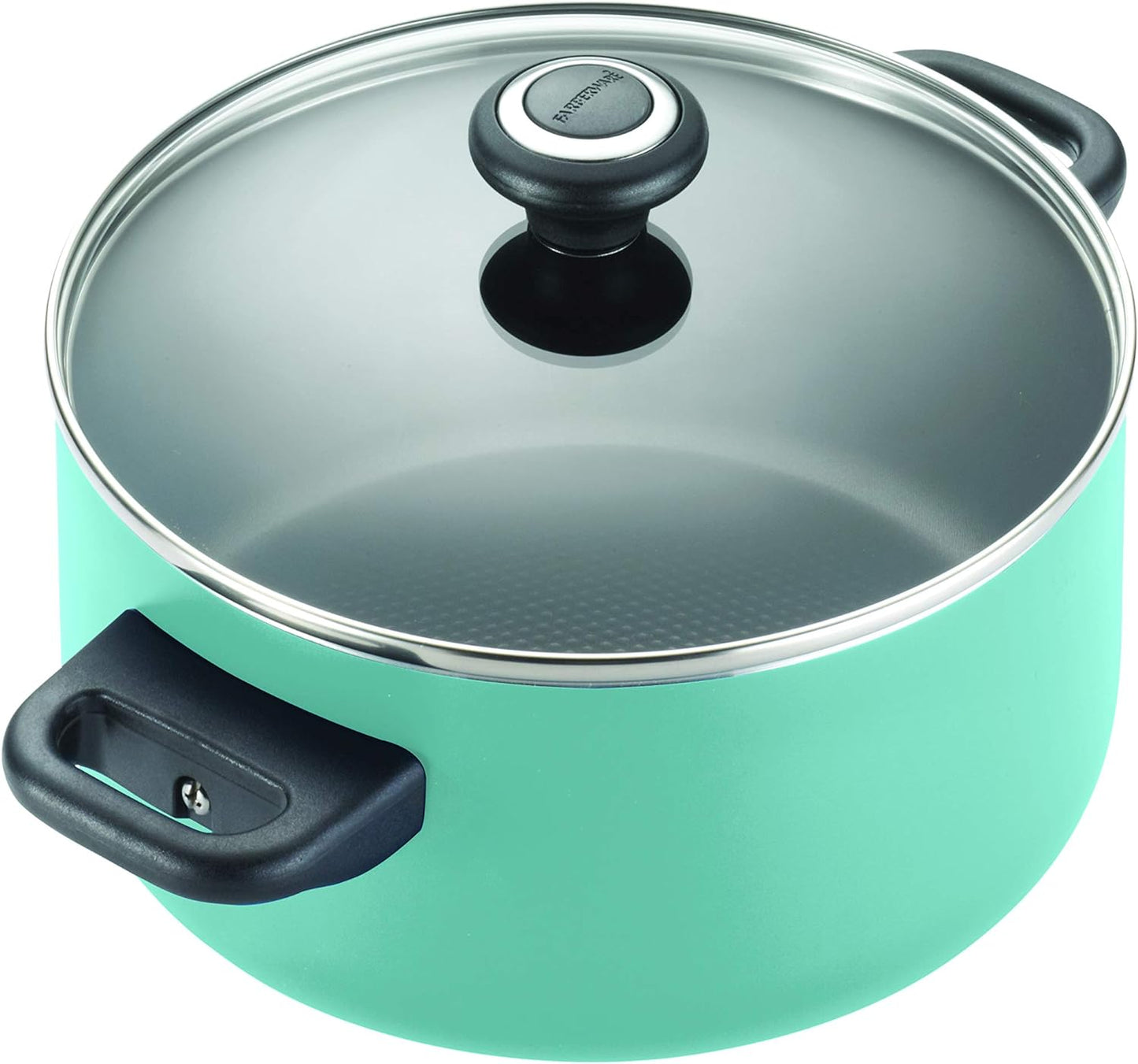 Farberware High Performance 17-Piece Aluminum Nonstick Cookware Set in Aqua