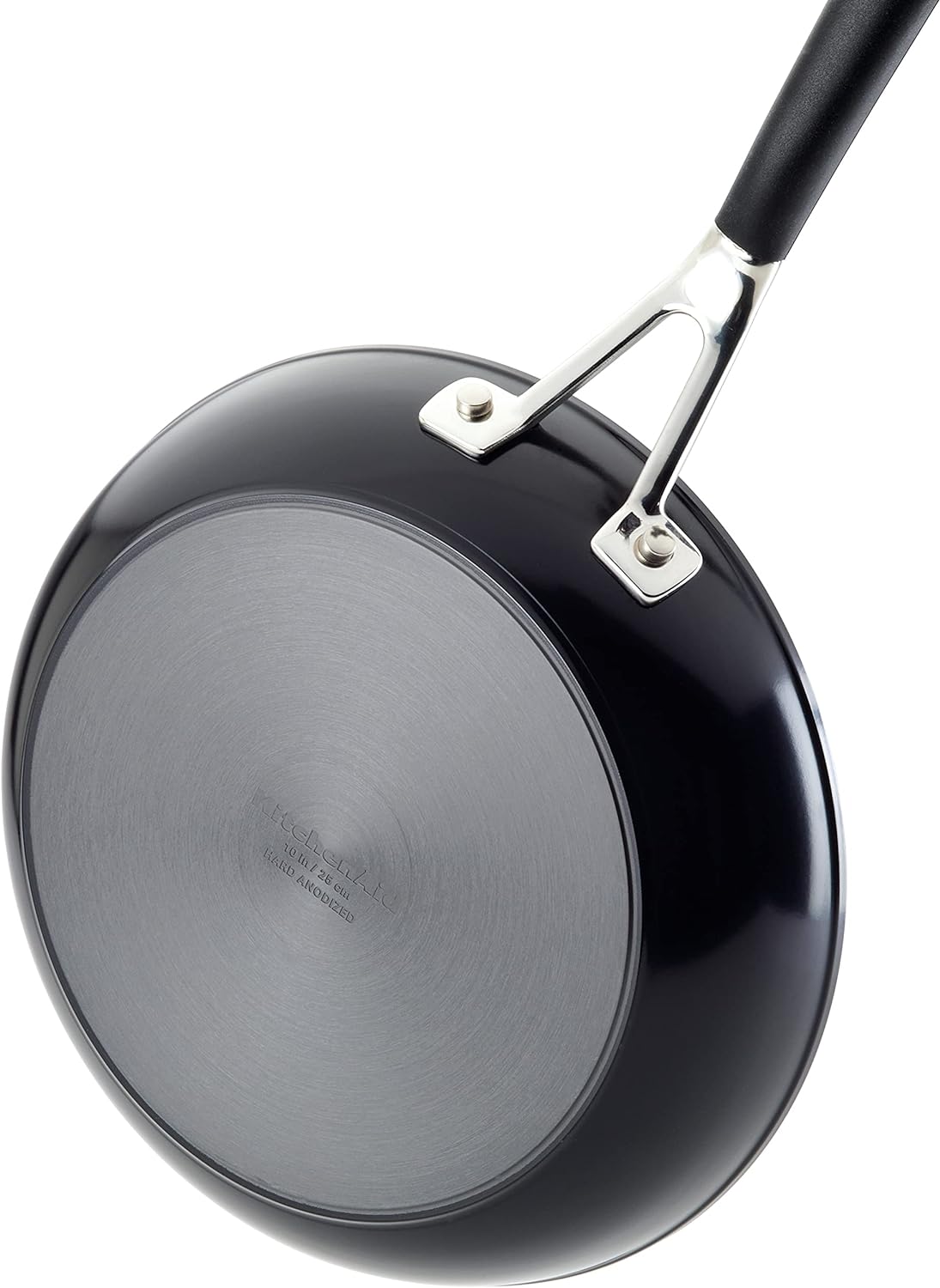 KitchenAid Hard Anodized Nonstick 12 .5 in. Hard Anodized Aluminum Frying Pan in Onyx