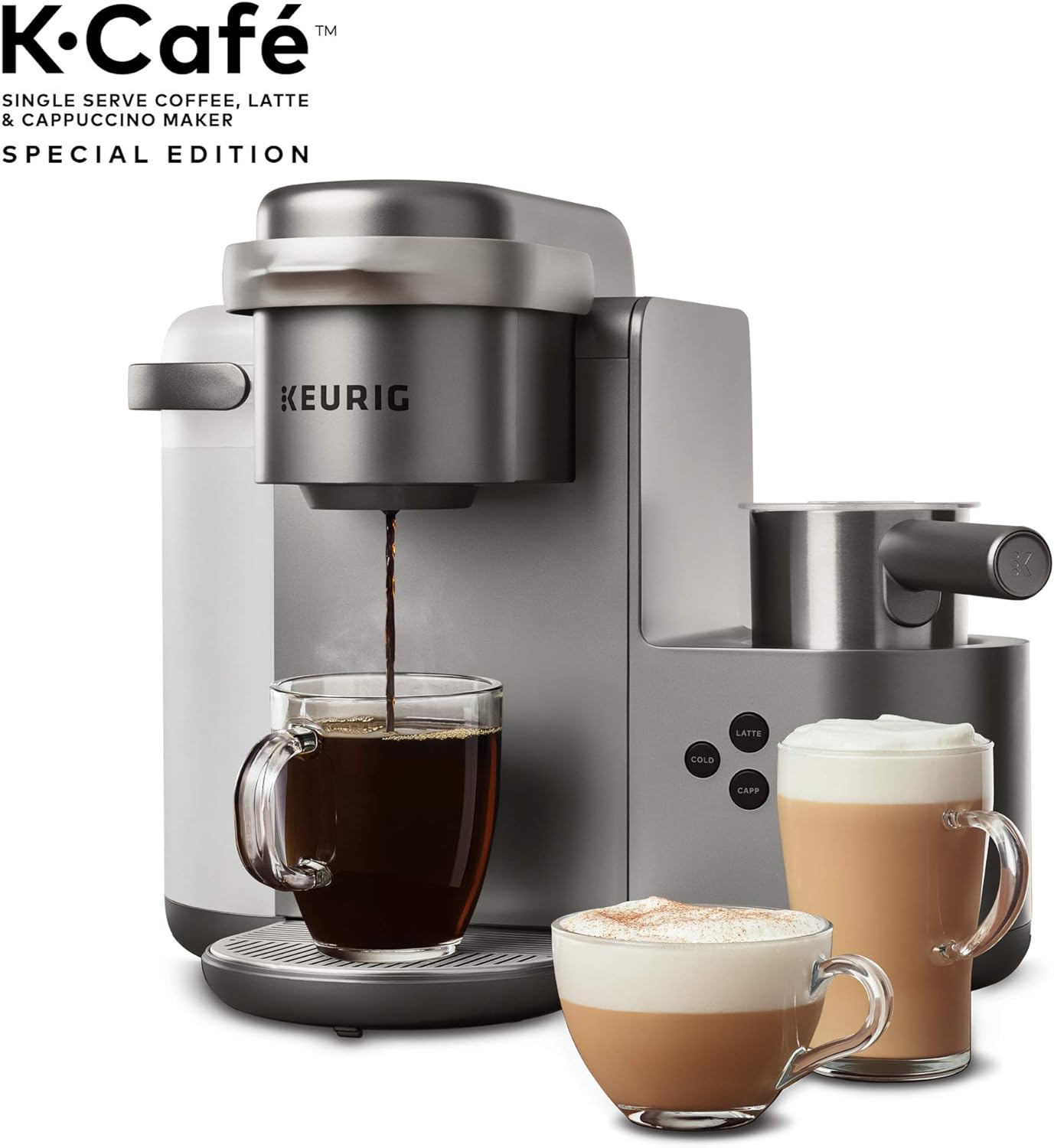 Keurig K-Cafe Special Edition Nickel Single Serve Coffee Maker