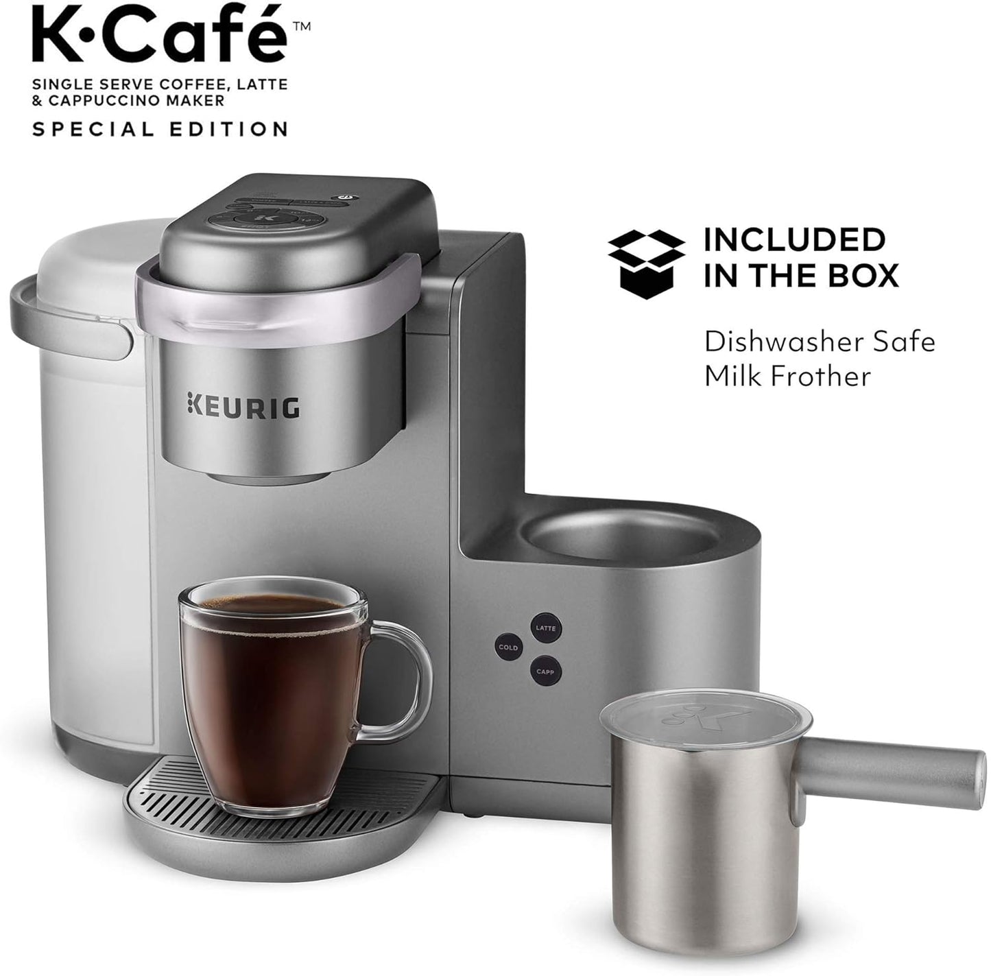 Keurig K-Cafe Special Edition Nickel Single Serve Coffee Maker