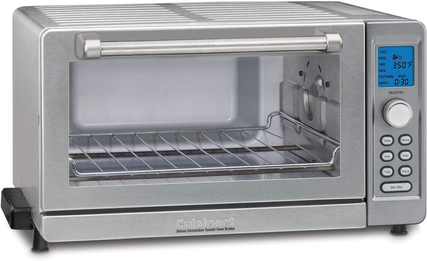 Cuisinart Deluxe 1800 W 6-Slice Stainless Steel Toaster Oven with LCD Display