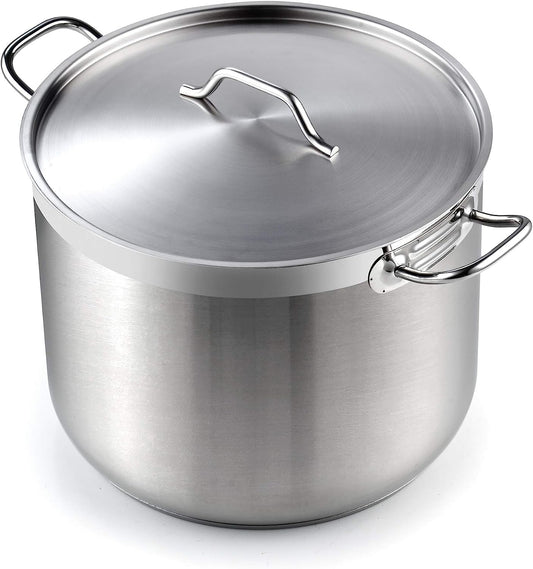 Cooks Standard Professional Grade 30 qt. Stainless Steel Stockpot with Lid