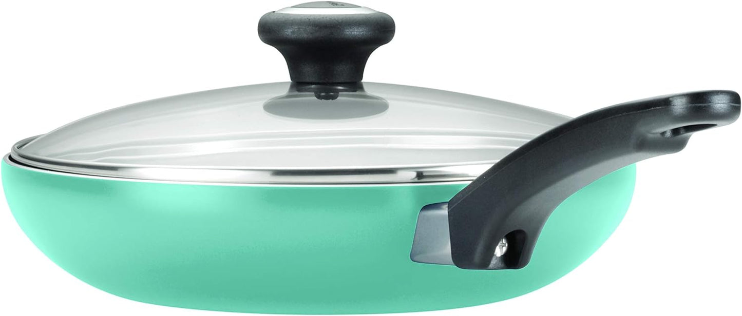 Farberware High Performance 17-Piece Aluminum Nonstick Cookware Set in Aqua