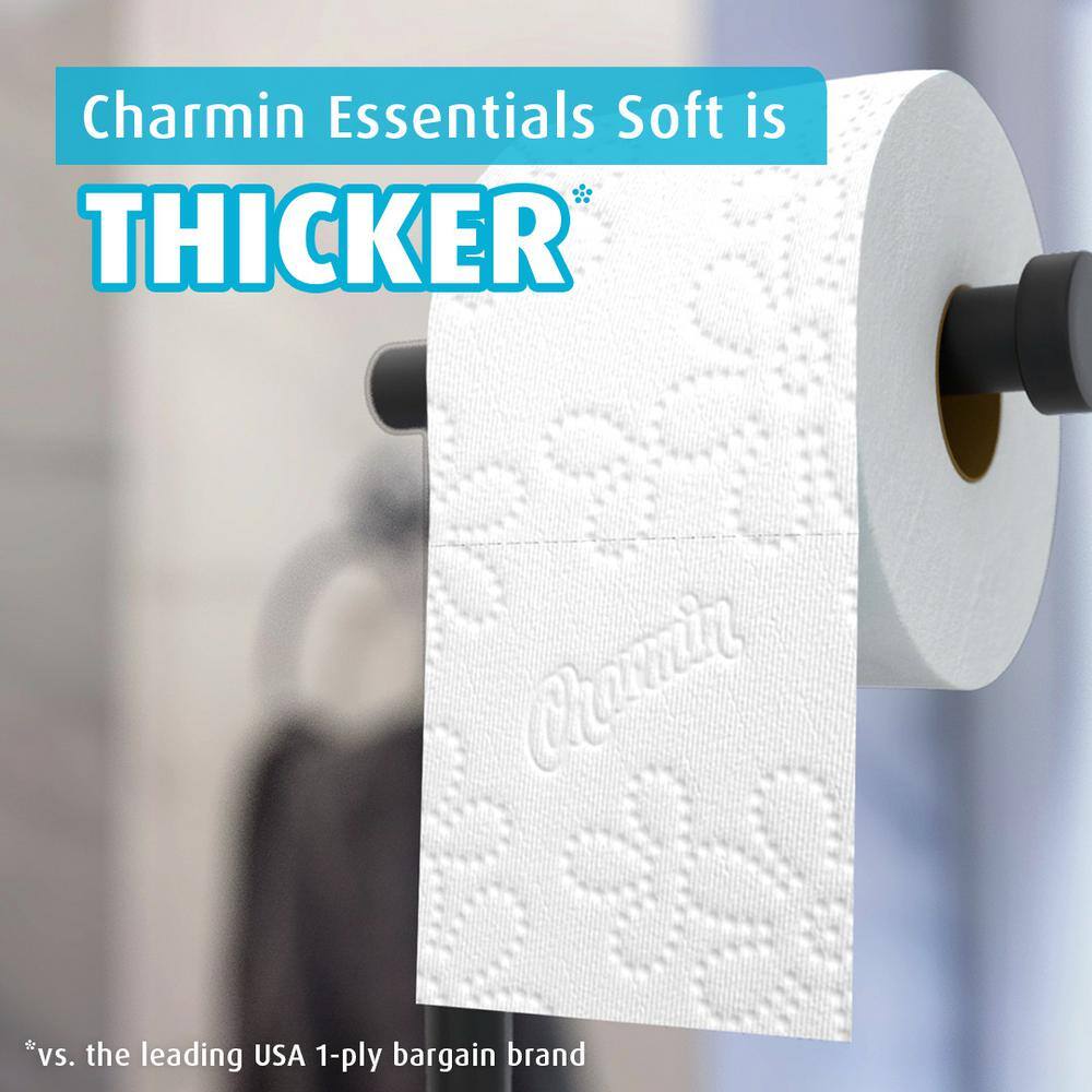 Charmin Essentials Soft Toilet Paper Rolls (12 Mega Rolls)