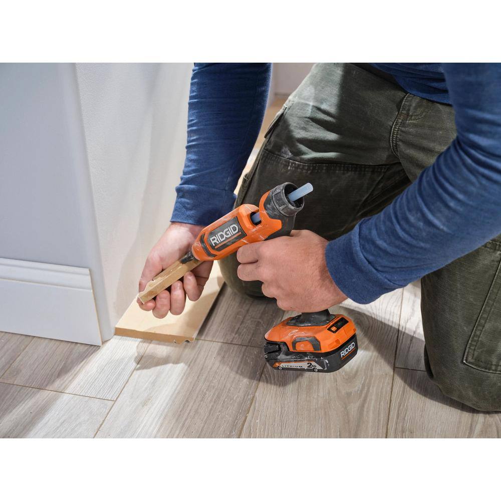 RIDGID 18V Cordless Professional High Temp Glue Gun (Tool Only)