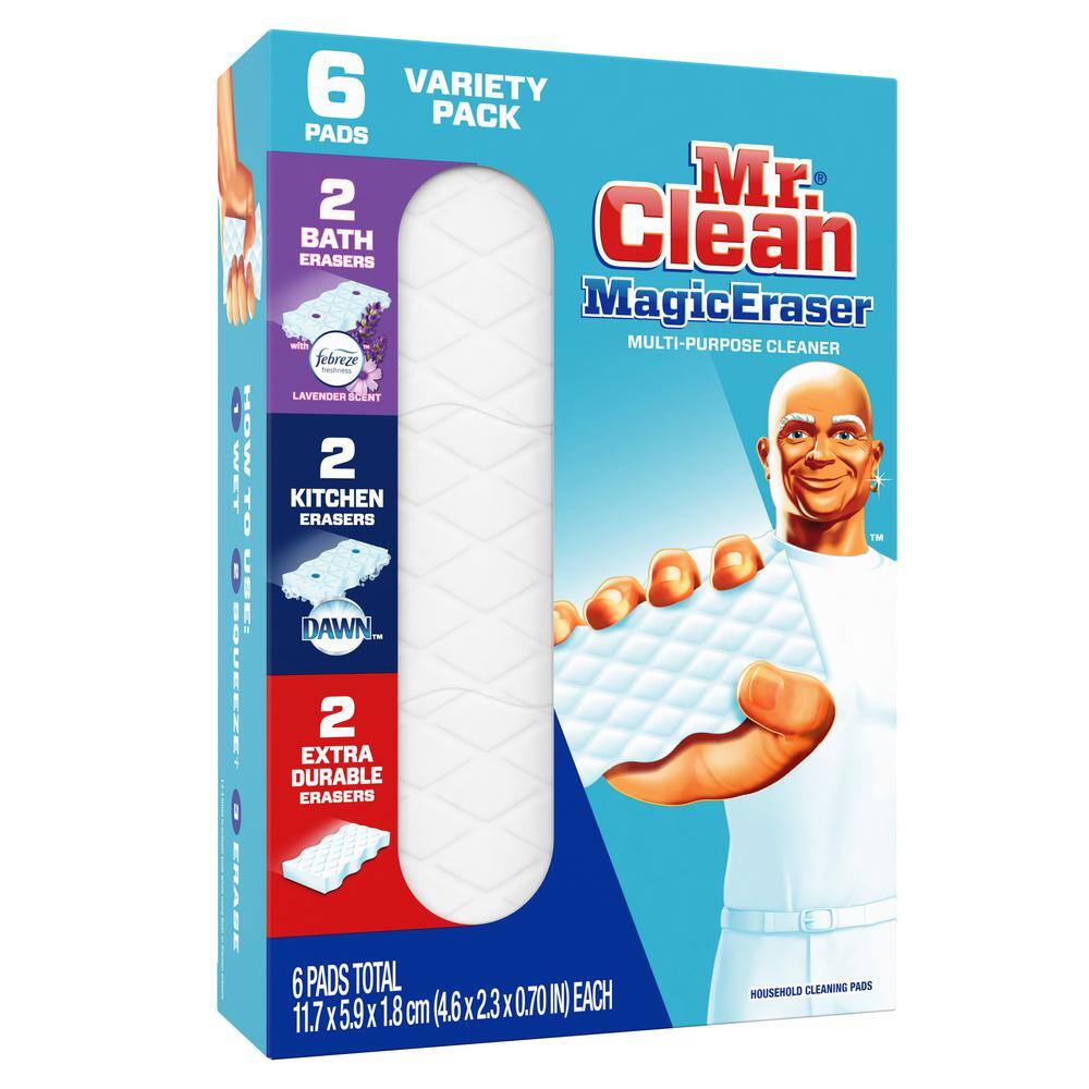 Mr. Clean Magic Erasers Multi-Purpose Cleaning Sponge (6-Count)