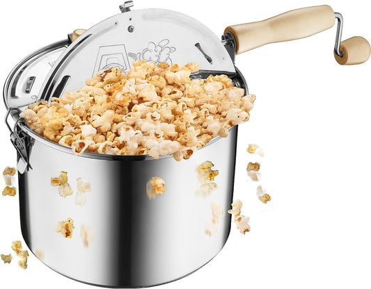 GREAT NORTHERN Stainless Steel Popcorn Popper Set