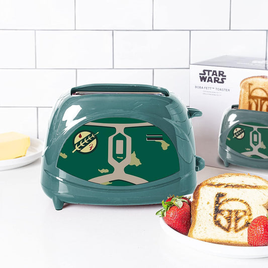 Uncanny Brands 600 Watts Brown Boba Fett Star Wars Two-Slice Toaster