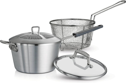 Tramontina Professional Fusion 5.5 Qt. Aluminum Fry Set