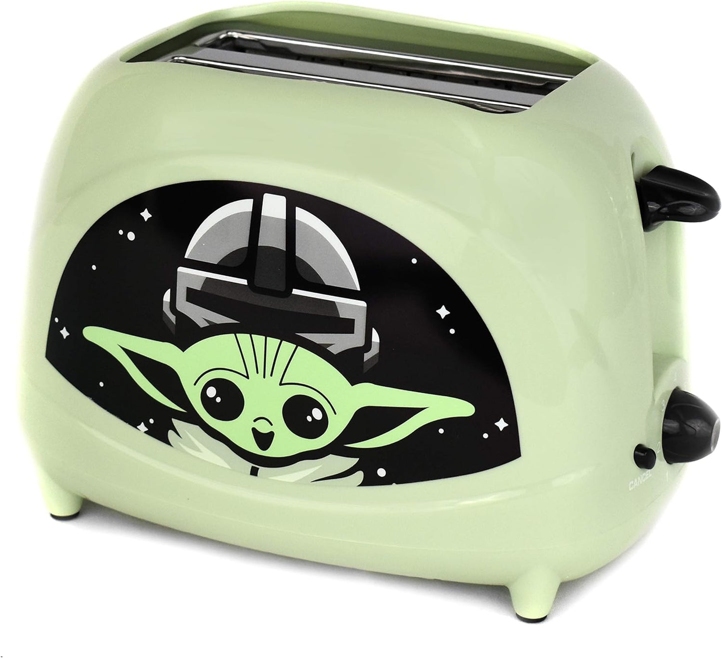 Uncanny Brands Star Wars Empire Collection 2-Slice Mandalorian 'The Child' Toaster