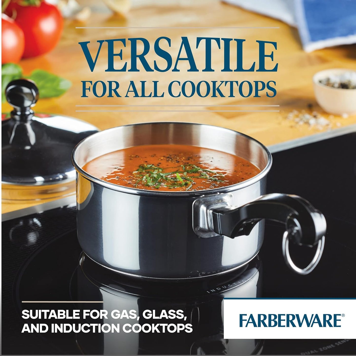 Farberware Classic Series 1 qt. Stainless Steel Sauce Pan with Lid