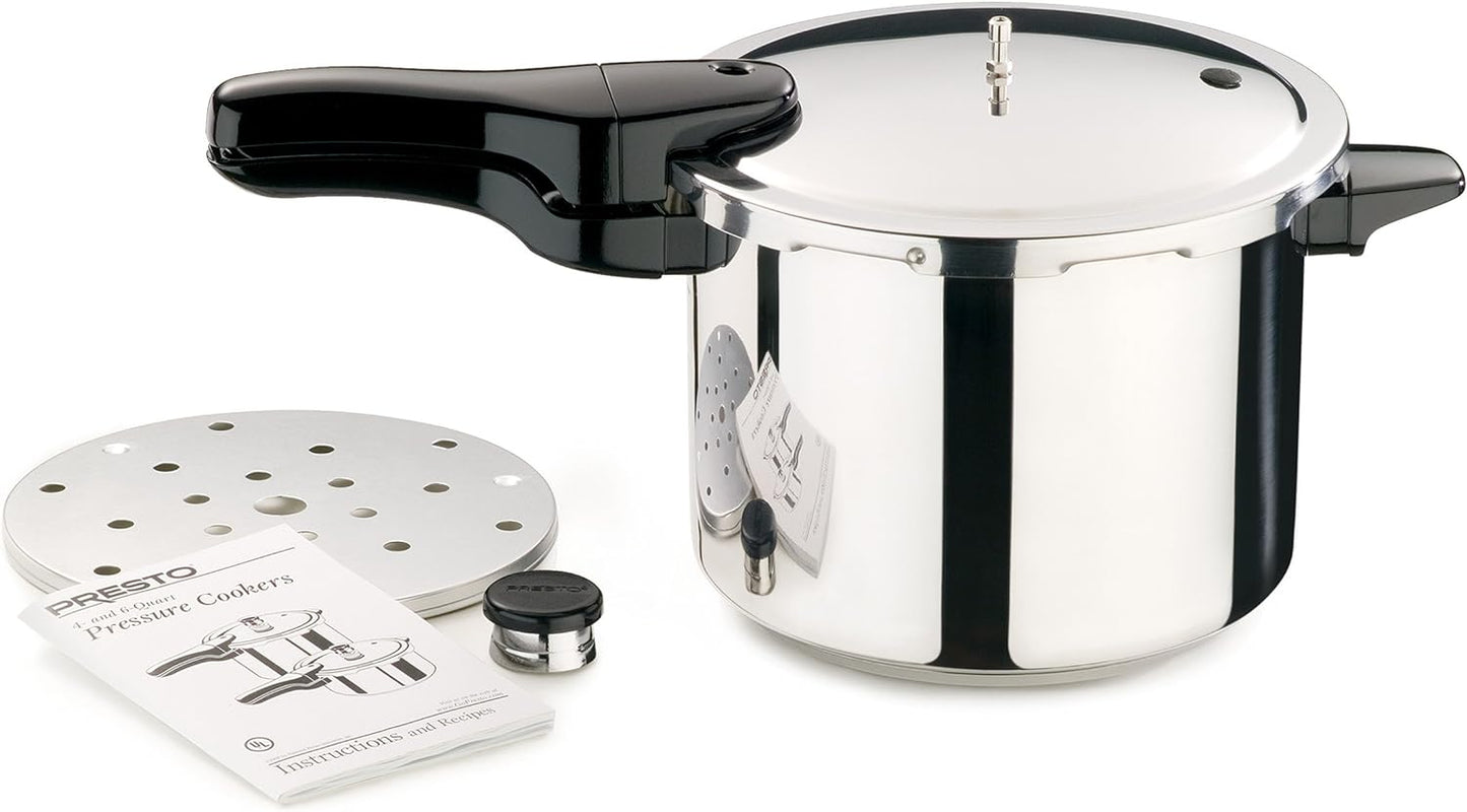 Presto 6 Qt. Stainless Steel Pressure Cooker