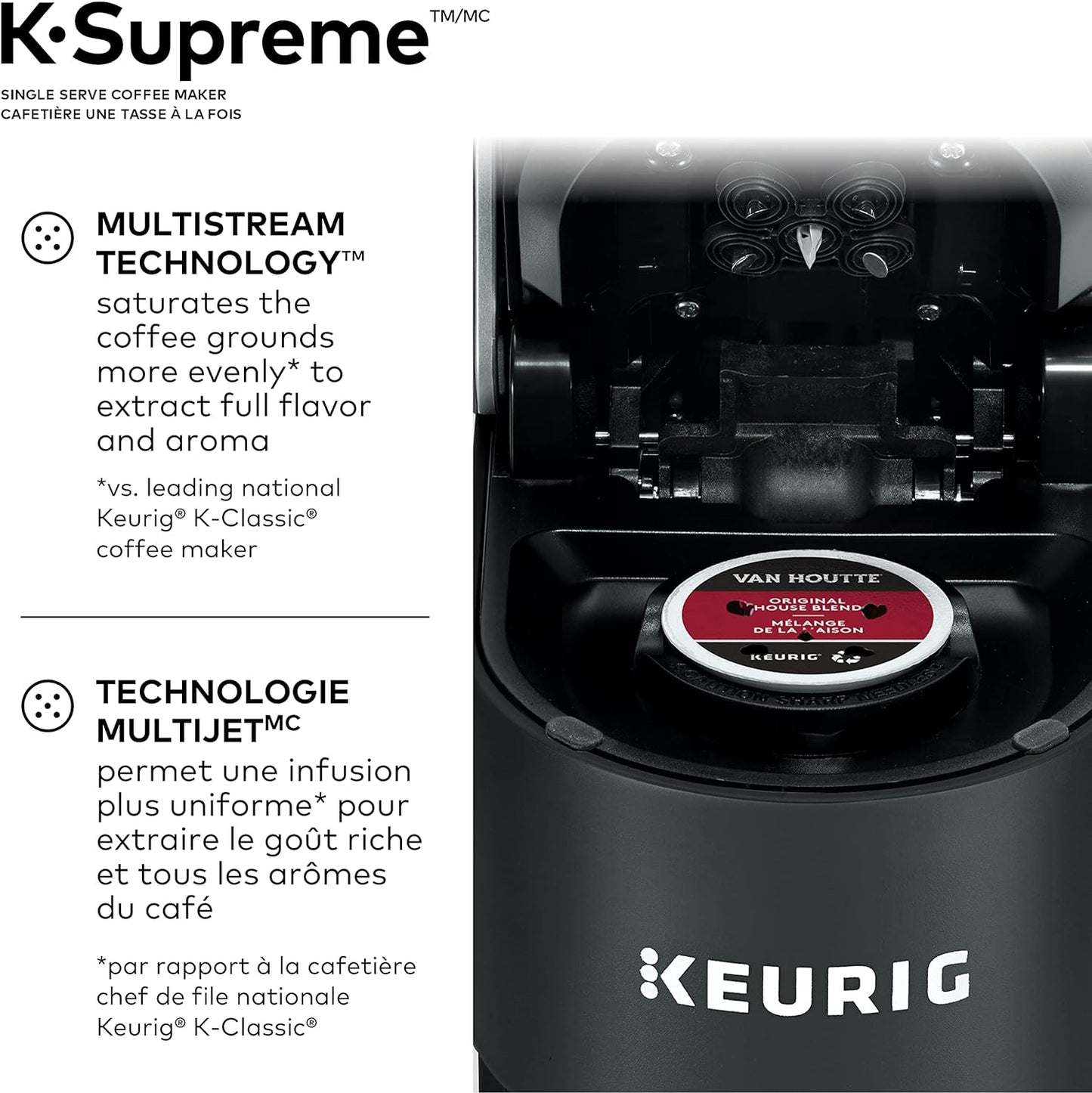 Keurig K-Supreme Black Single Serve Coffee Maker