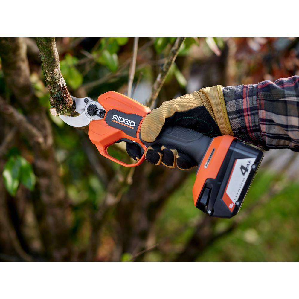 RIDGID 18V Brushless Cordless Battery Pruner (Tool Only)