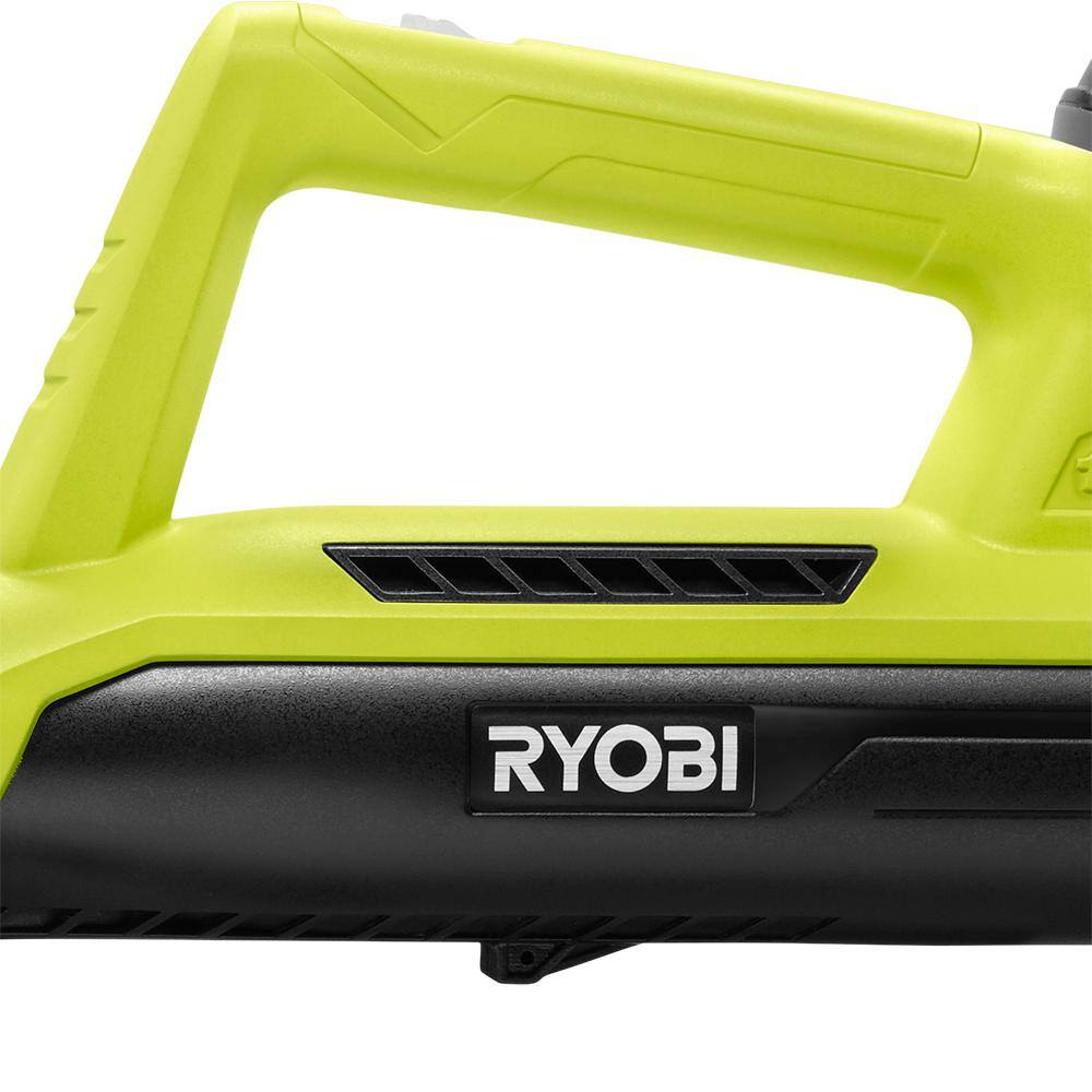 RYOBI ONE+ 18V 90 MPH 200 CFM Cordless Battery Leaf Blower/Sweeper with 2.0 Ah Battery and Charger