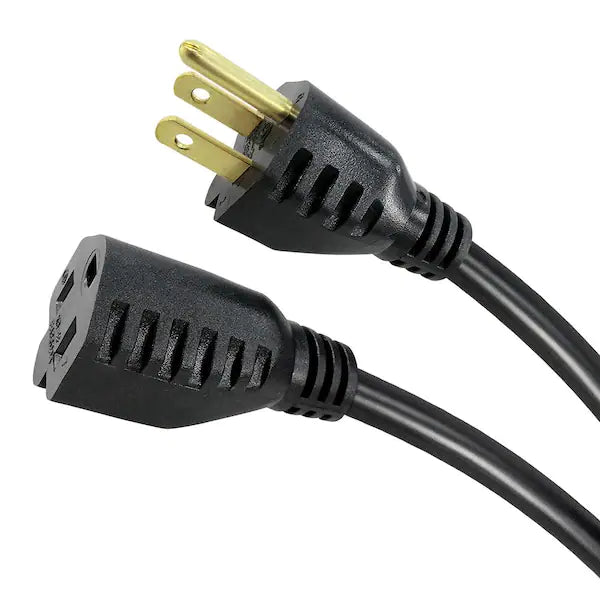 HDX 8 ft. 16/3 Black Workshop Extension Cord