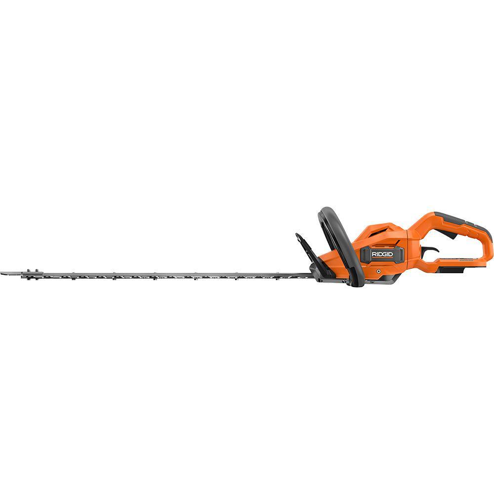 RIDGID 18V Brushless Cordless Battery 22 in. Hedge Trimmer (Tool Only)