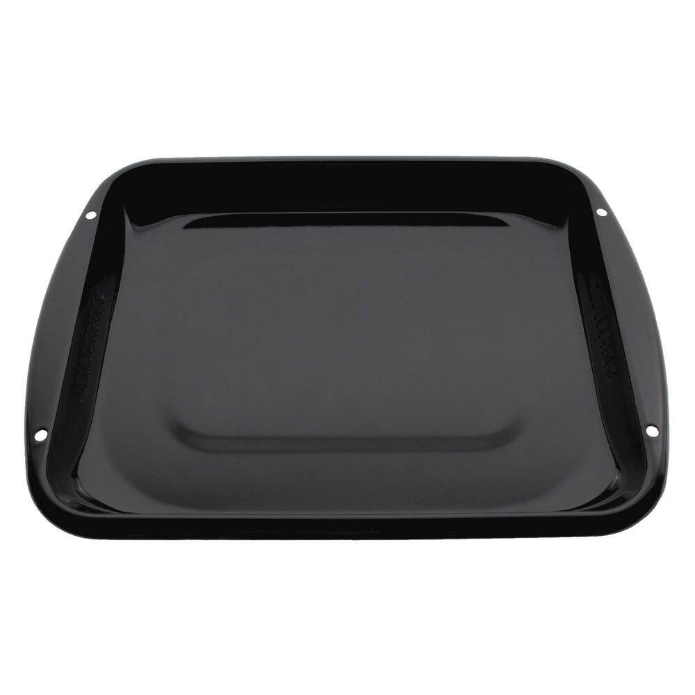 CERTIFIED APPLIANCE ACCESSORIES 2-Piece Porcelain Heavy-Duty Broiler Pan and Grill Set