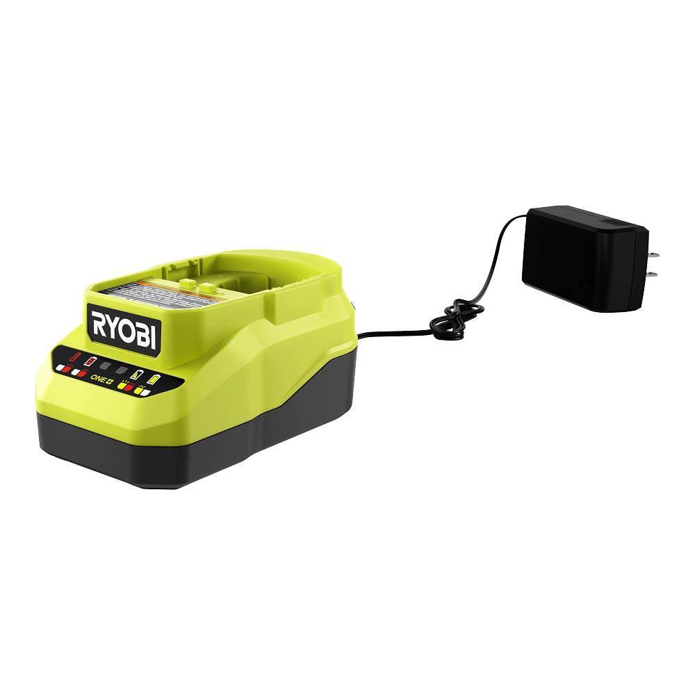 RYOBI ONE+ 18V Cordless Telescoping Power Scrubber Kit with 2.0 Ah Battery and Charger