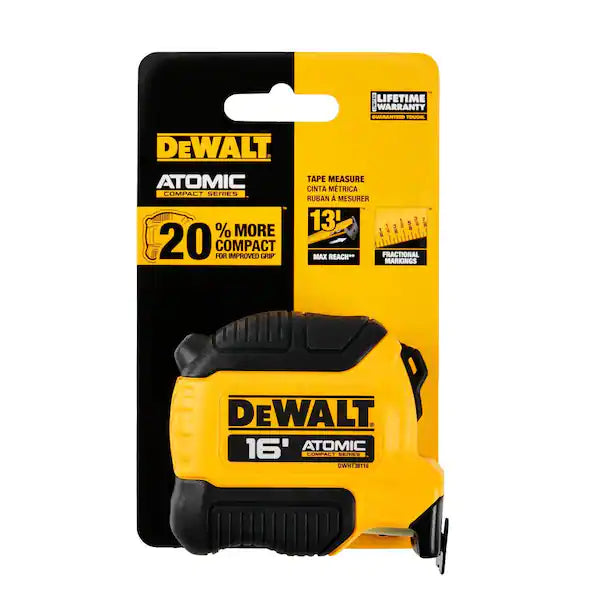 DEWALT  ATOMIC 16 ft. x 1-1/8 in. Tape Measure