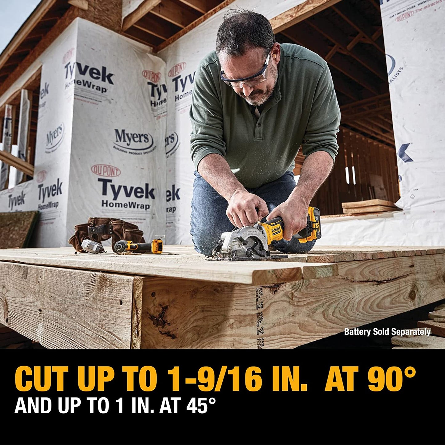 DEWALT  ATOMIC 20V MAX Cordless Brushless 4-1/2 in. Circular Saw (Tool Only)