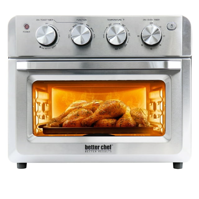 Better Chef Do-It-All 20 L Silver Convection Air Fryer Broiler Toaster Oven