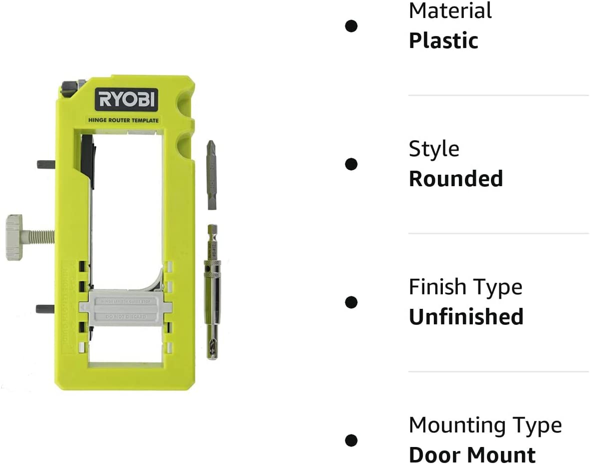 RYOBI Door Hinge Template