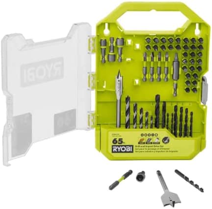 RYOBI Drill and Impact Drive Kit (65-Piece)