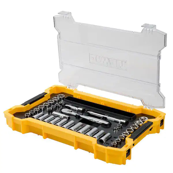 DEWALT  1/4 in. and 3/8 in. Drive Mechanics Tool Set with Toughsystem Trays (131-Piece)