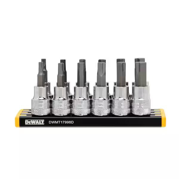 DEWALT  3/8 in. Drive SAE and Metric Hex Socket Set (12-Piece)