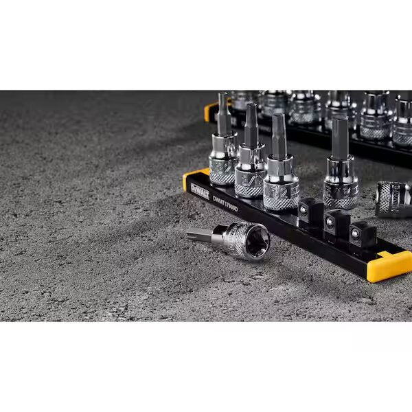 DEWALT  3/8 in. Drive SAE and Metric Hex Socket Set (12-Piece)