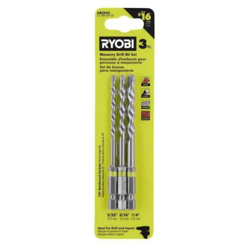 RYOBI Impact Rated Masonry Set (3-Piece)