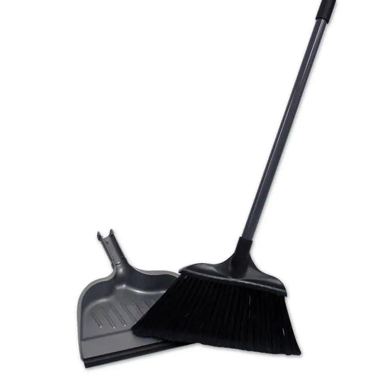 HDX Jumbo 15 in. Angle Broom with Dustpan