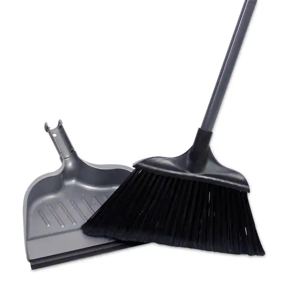 HDX Jumbo 15 in. Angle Broom with Dustpan