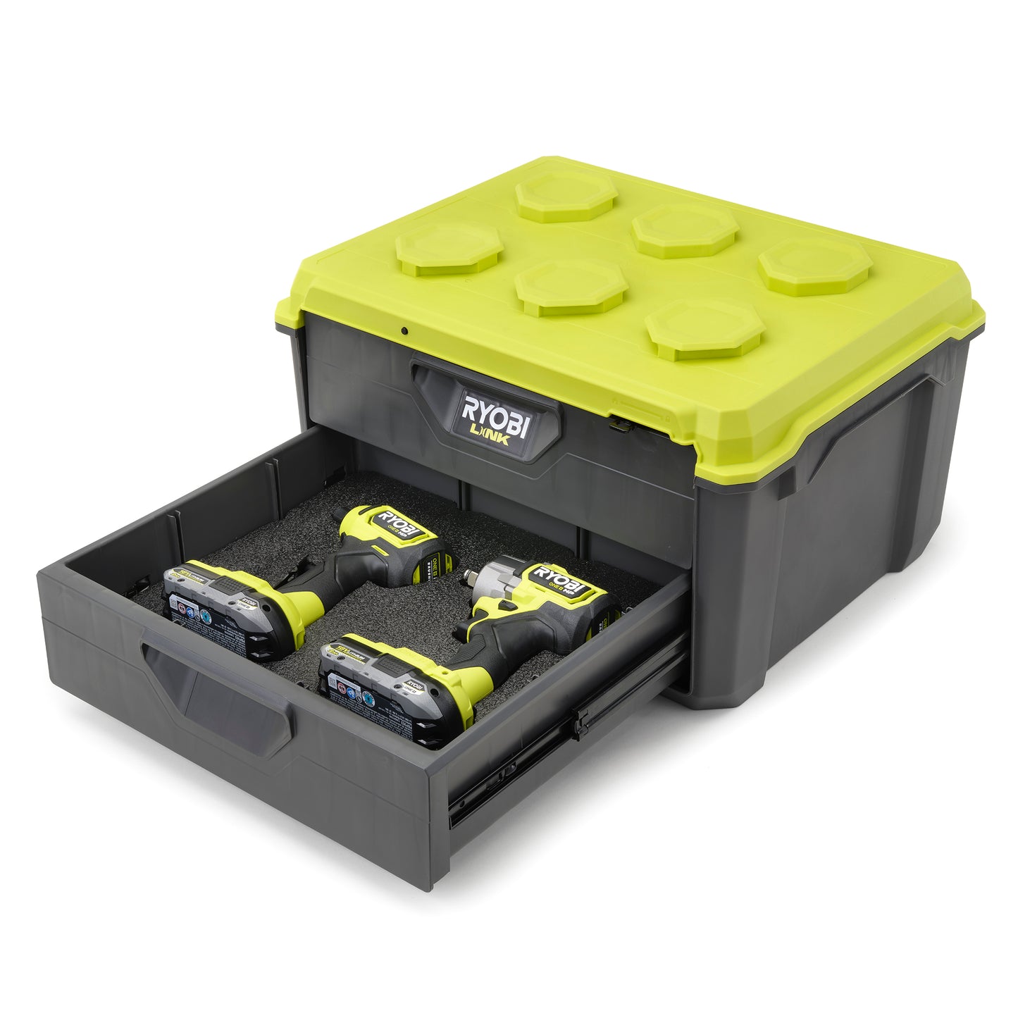 RYOBI LINK Drawer Tool Box Customizable Foam Insert