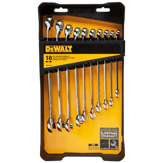 DEWALT Metric Combination Wrench Set (10-Piece)