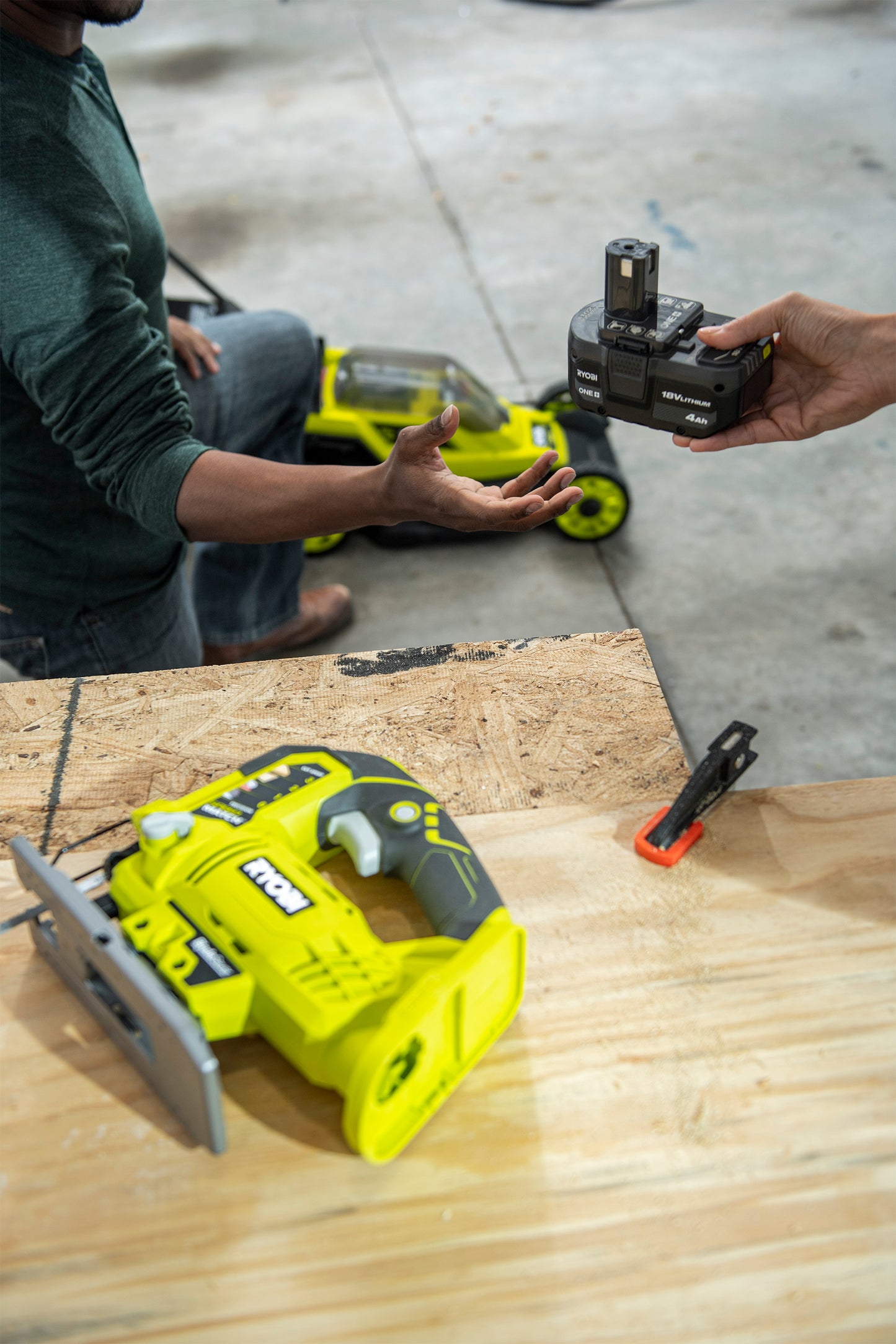 RYOBI ONE+ 18V 4.0 Ah Lithium-Ion Battery